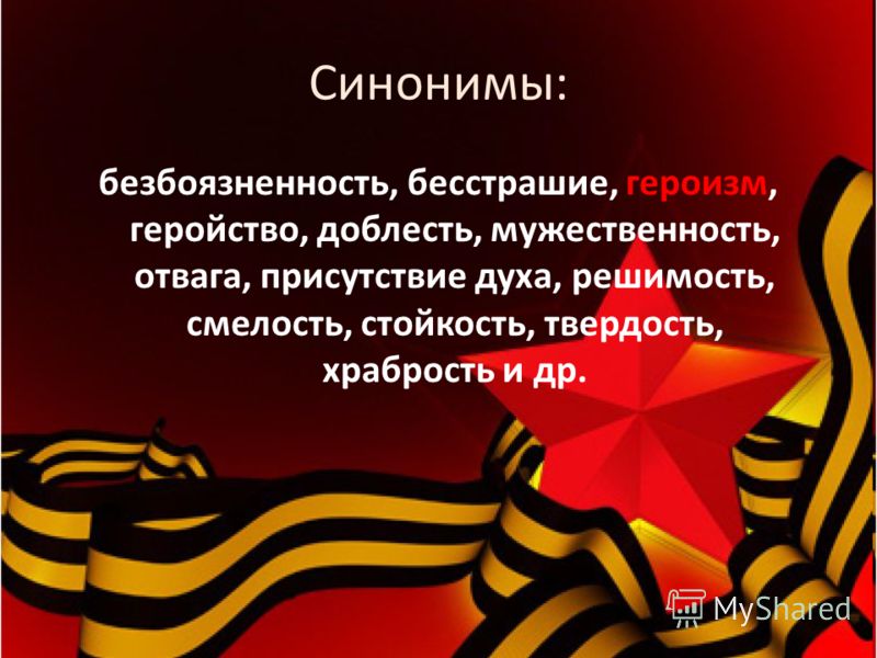 наш стихи мужество и отвага предметы