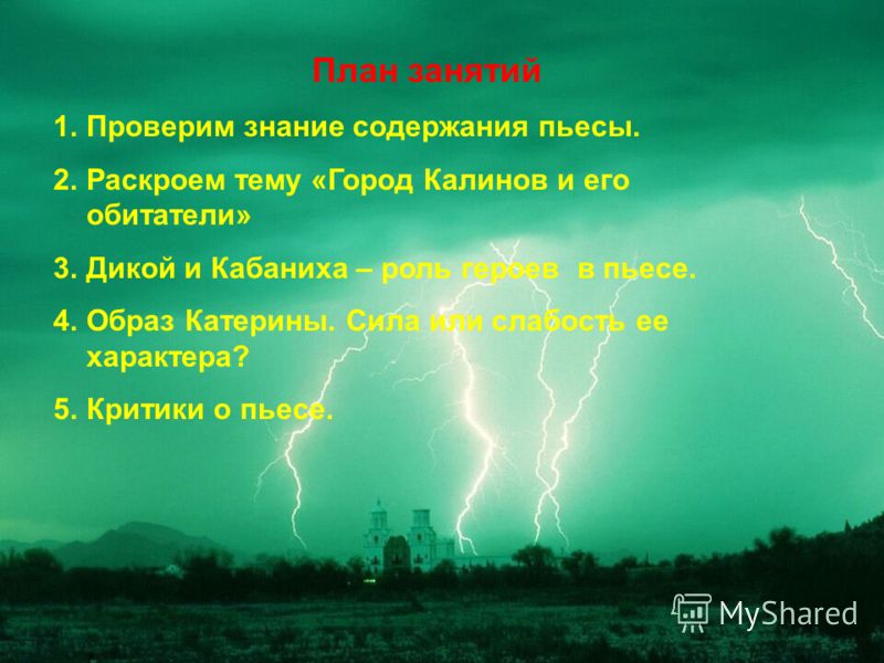 Сочинение: Сила характера Катерины в драме А. Н. Островского 