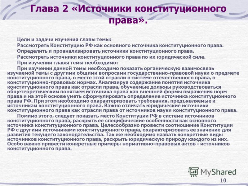 Источники Конституционного Права Курсовая Работа