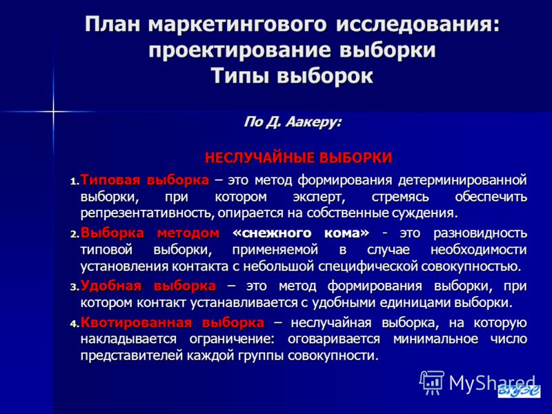 Не связанная выборка Не связанная выборка