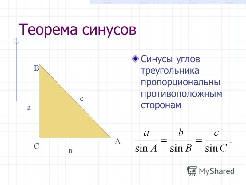 Презентация решение треугольников геометрия 9 класс