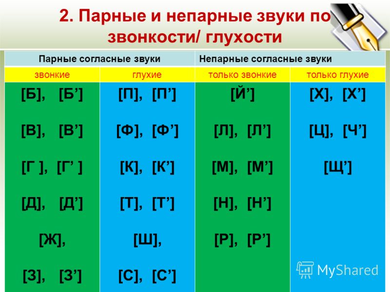 Путает Звонкие И Глухие Согласные