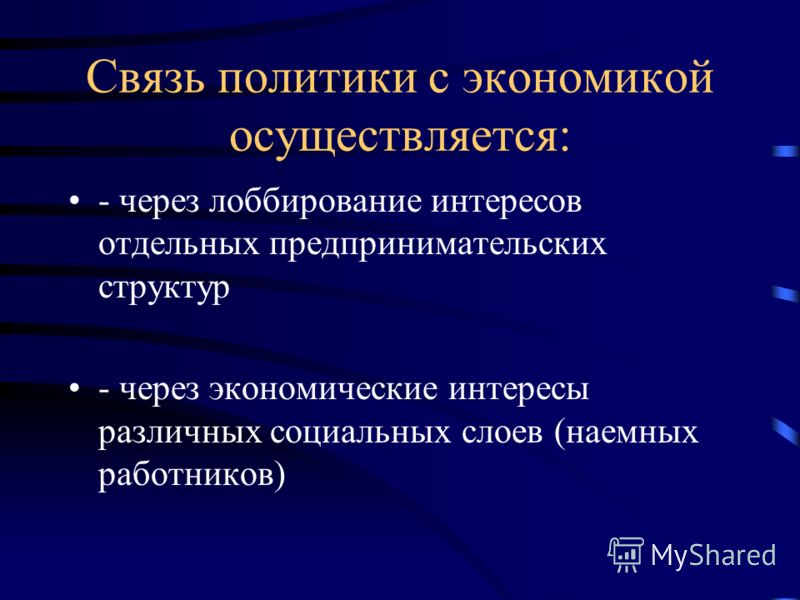 Взаимосвязь экономики и права презентация
