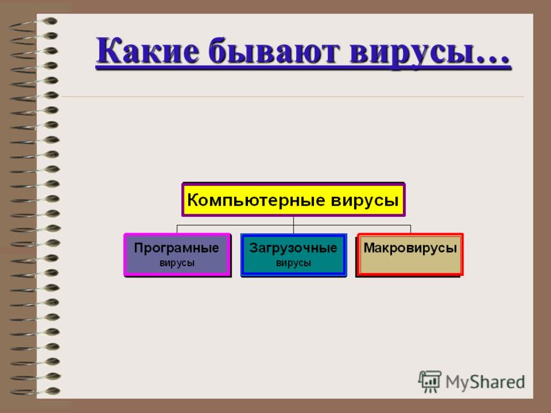 Какие бывают вирусы примеры
