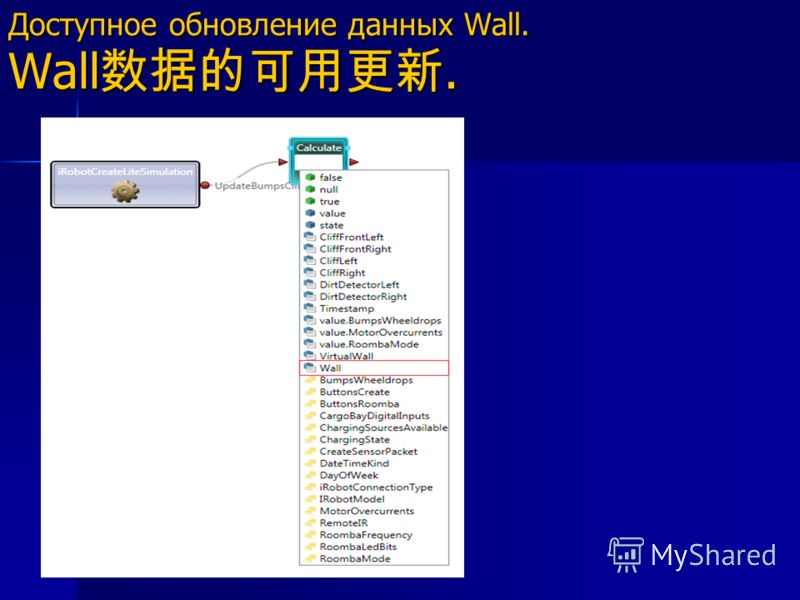 Доступное обновление данных Wall. Wall.