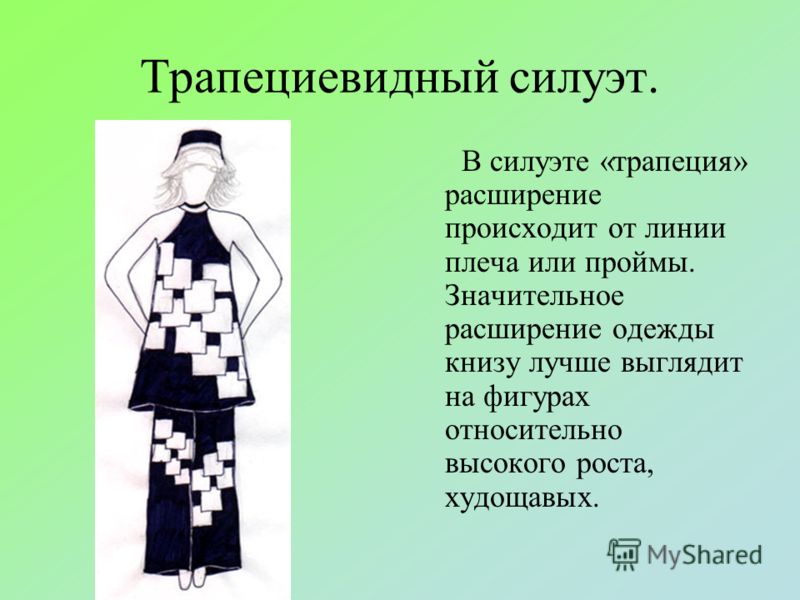 Силуэт и описание одежды Силуэт и описание одежды