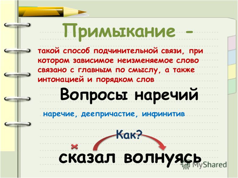 Как сделать связь примыкание