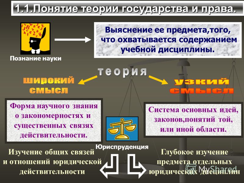  Ответ на вопрос по теме Основы теории государства и права