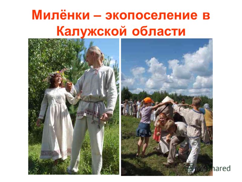 Милёнки – экопоселение в Калужской области