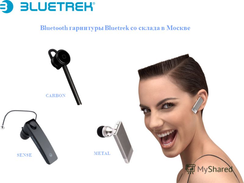 Bluetooth гарнитуры Bluetrek со склада в Москве CARBON SENSE METAL