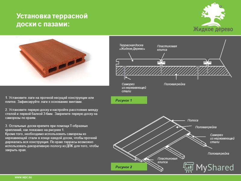 Террасная доска укладка без лагов Террасная доска укладка без лагов