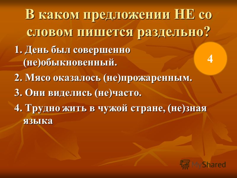 В каком предложении не со словом пишется слитно бунин рисует