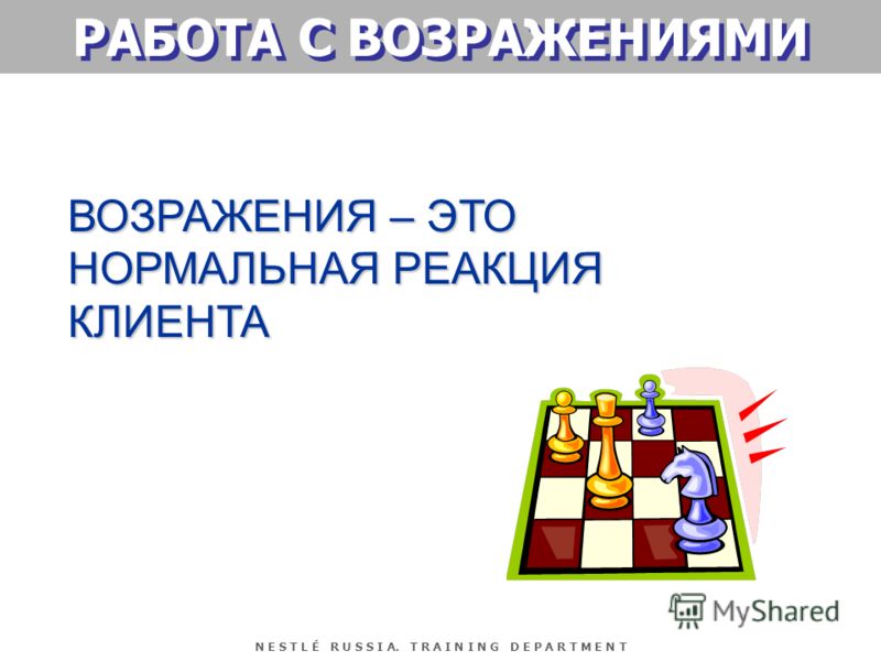 Скачать Презентацию на Тему Работа с Возражениями