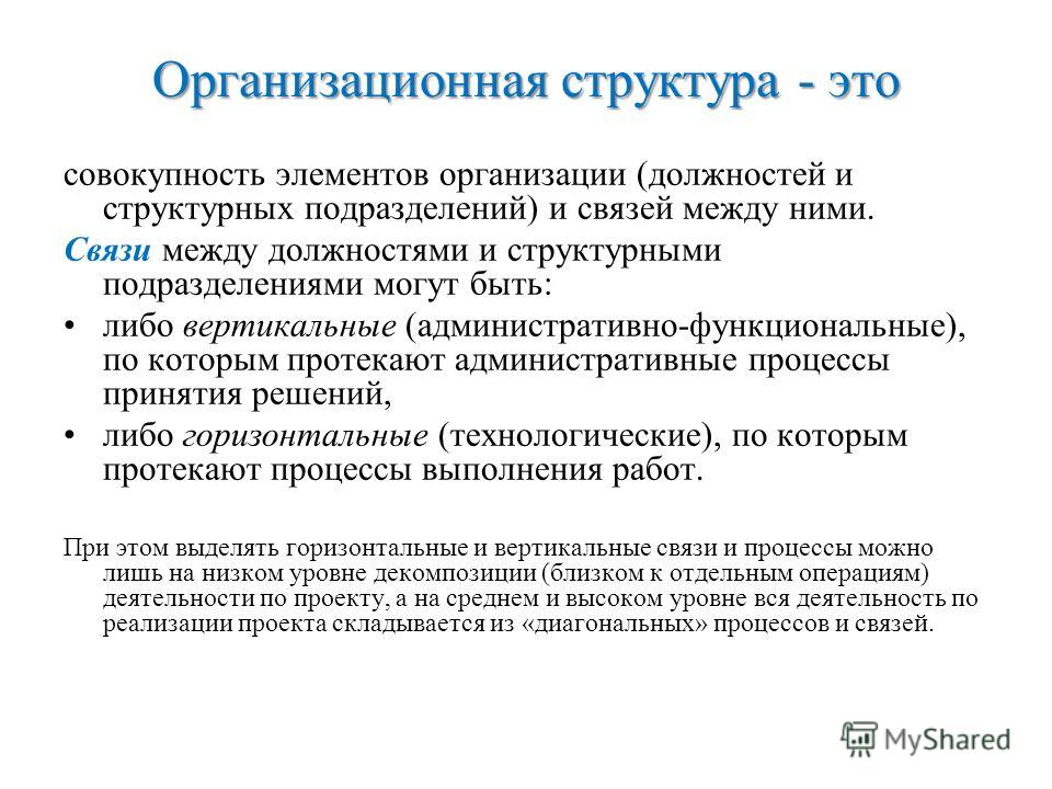 Реферат по теме Создание организационных структур Реферат по теме Создание организационных структур