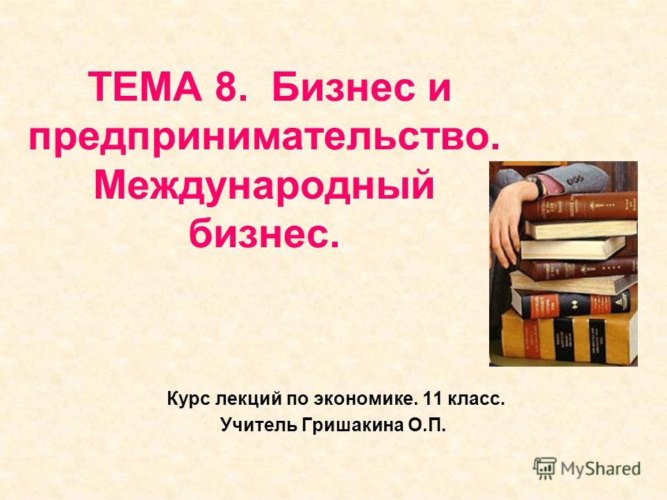 скачать предпринимательство лекции