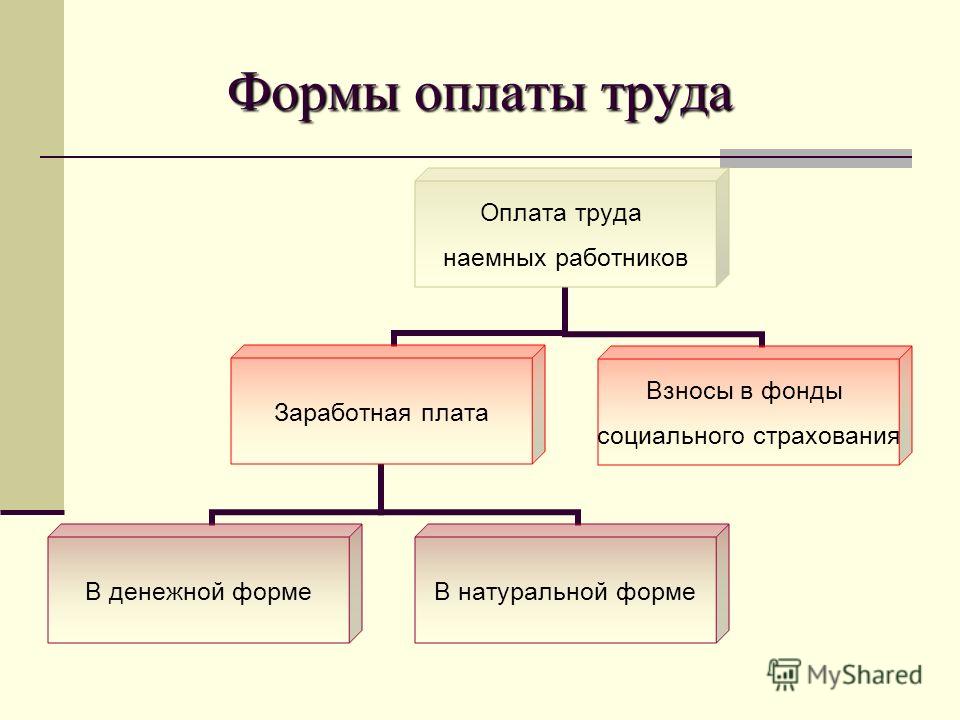 Зарплата в Натуральной Форме