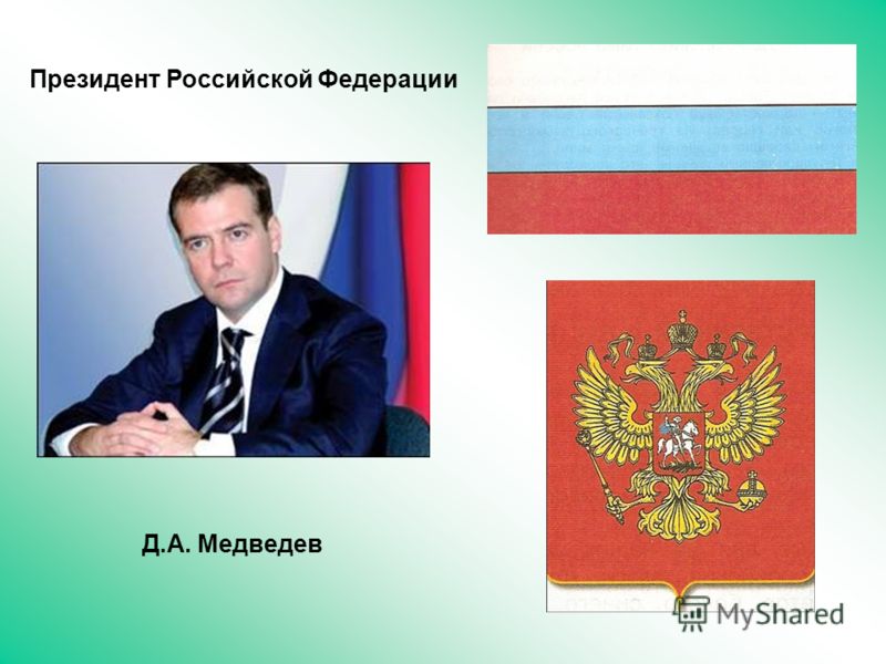 Президент Российской Федерации Д.А. Медведев