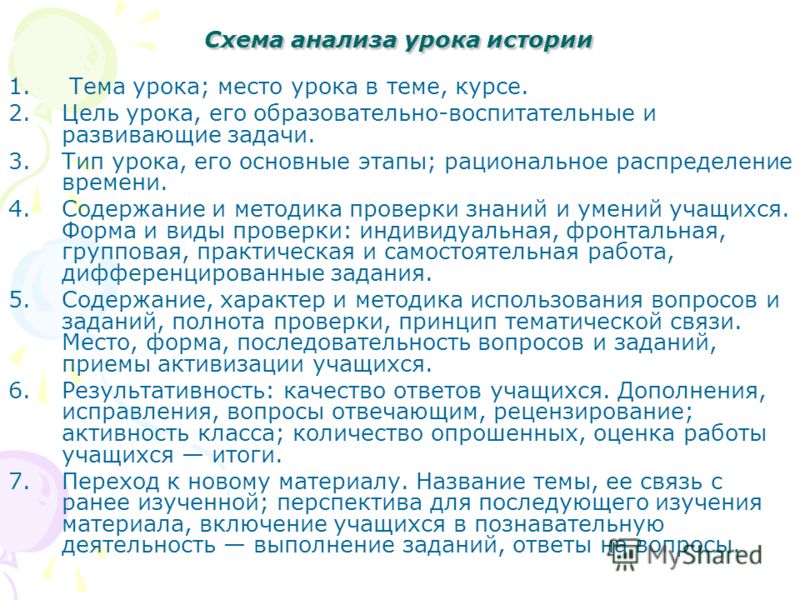 Посещение уроков завучем анализ урока образец по фгос