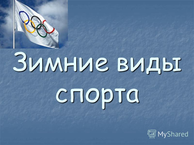 Реферат Зимние Виды Спорта Реферат Зимние Виды Спорта