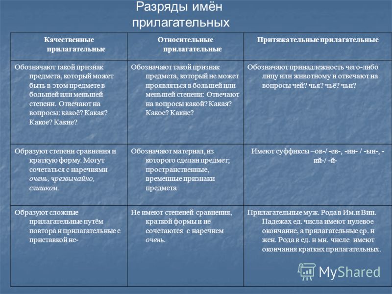 Зеландия Португалия на какие вопросы отвечают качественные относительные и притяжательные детям