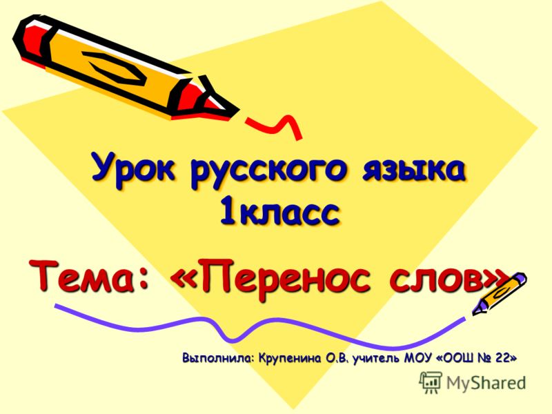Скачать проект урока по русскому языку 1 класс по умк