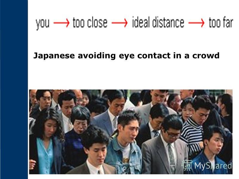 Eye Contact with Japanese Businessmen