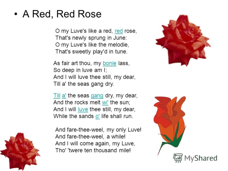 O My Luve's Like A Red Red Rose Rene Clausen Презентация на тему: "Роберт Бернс (Robert Burns) (1759–1796). A Red