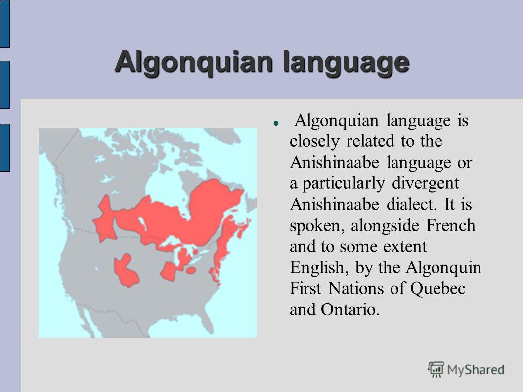 Algonquian Language Group 7