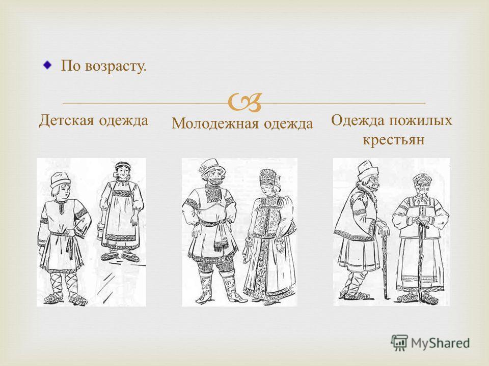Женская одежда русских крестьян Женская одежда русских крестьян
