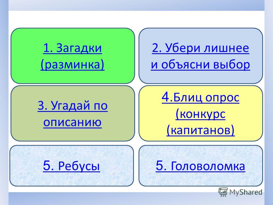 Конкурс угадай загадку Конкурс угадай загадку