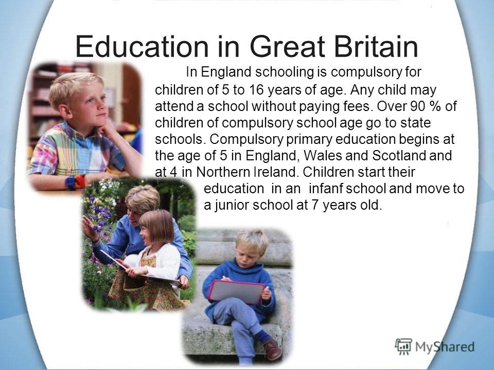 Education in Great Britain - England