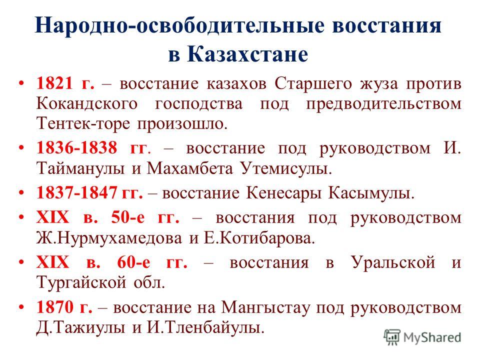 Восстание Под Руководством Нурмухамедова И Катибарова