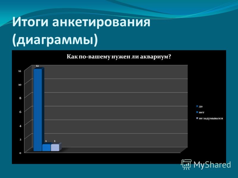 Итоги анкетирования (диаграммы)