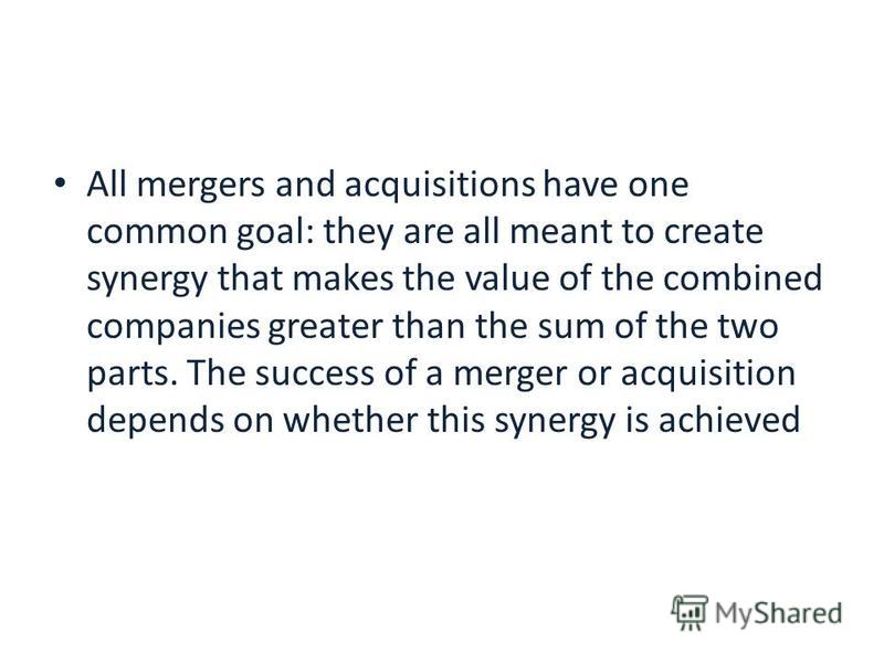 mergers and acquisitions and common unwritten mergers and acquisitions and common unwritten