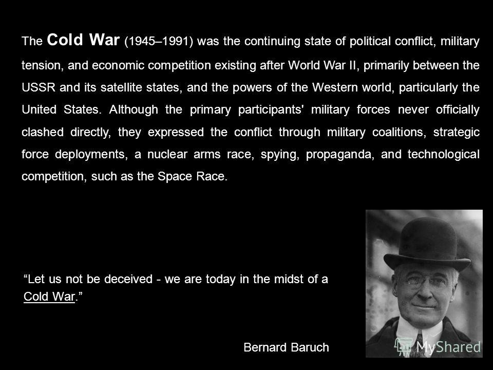 The Cold War By Bernard Baruch