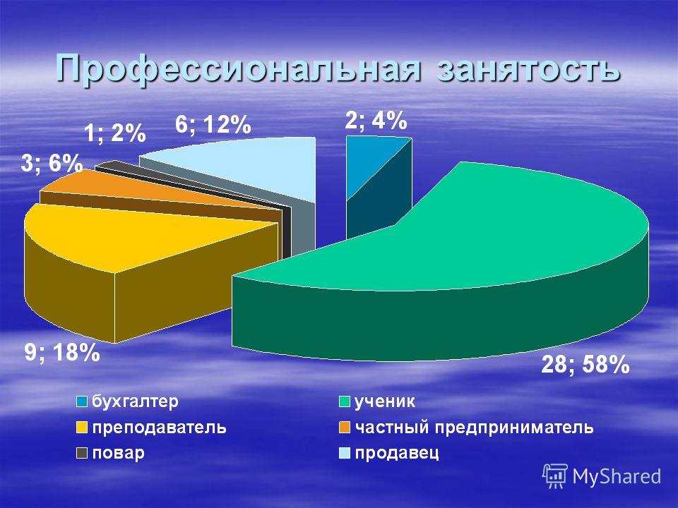 Профессиональная занятость