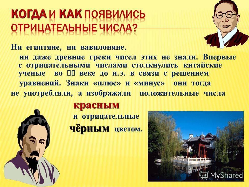 сложение чисел с минусом