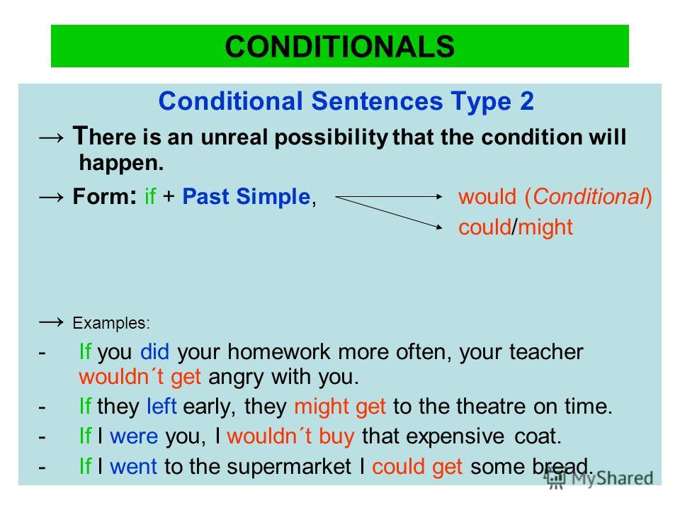  CONDITIONALS Conditional Sentences Type 0 Used 