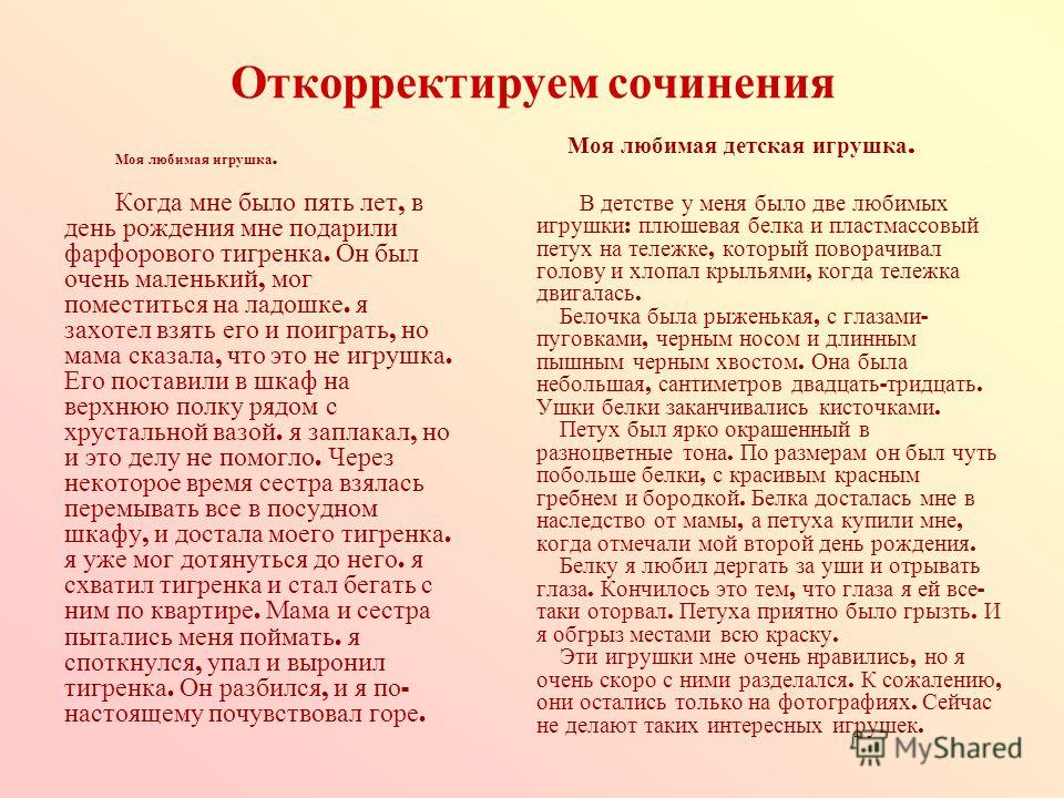 Эссе на тему любимая игрушка моего детства 9417