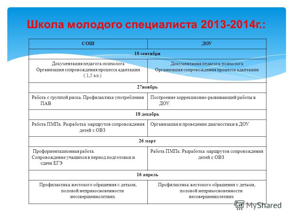 документация в профилактики совета школе