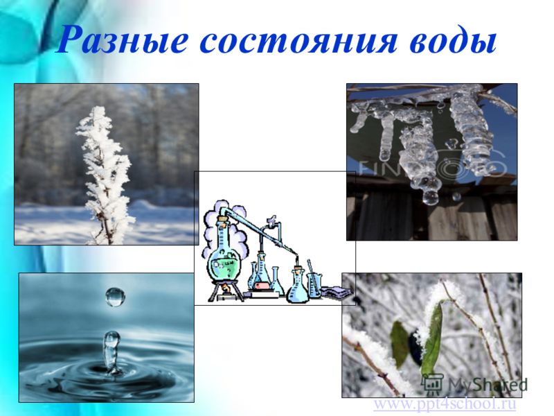 Разные состояния воды www.ppt4school.ru