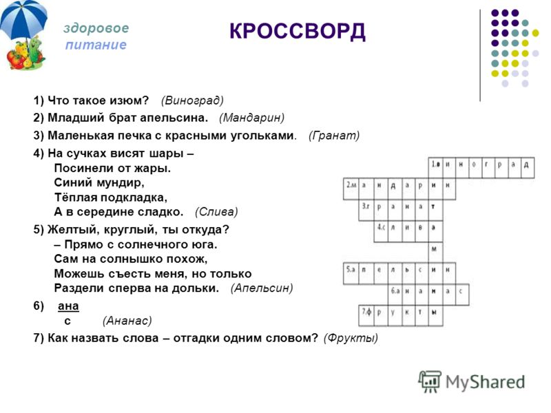 Правильное Питание Вопросы И Ответы Для Школьников