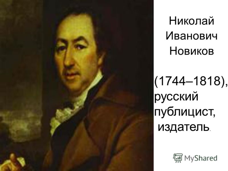 николай иванович новиков презентация