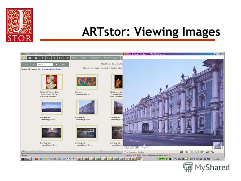 ARTstor: Viewing Images