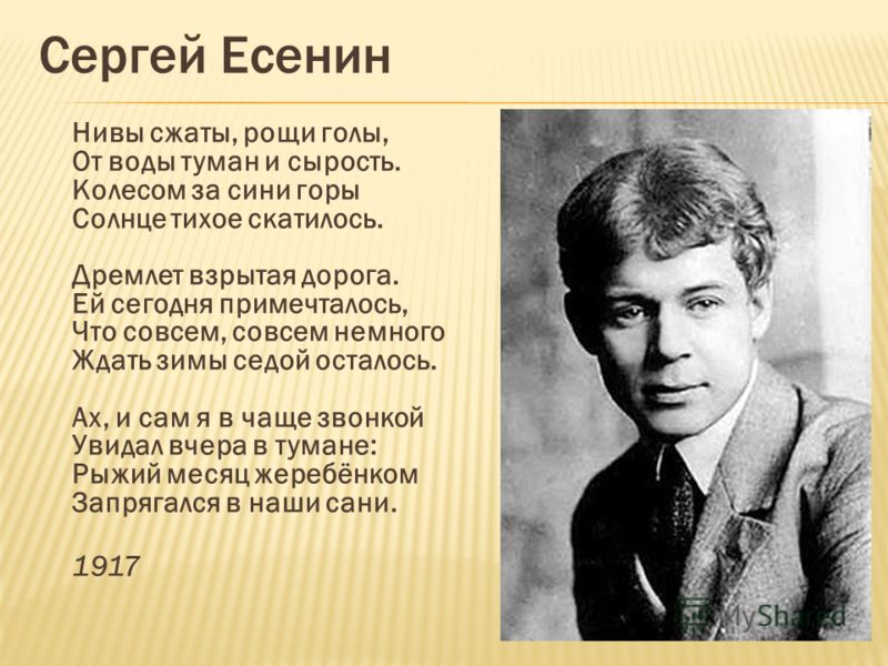 Стих есенина нивы сжаты рощи Стих есенина нивы сжаты рощи