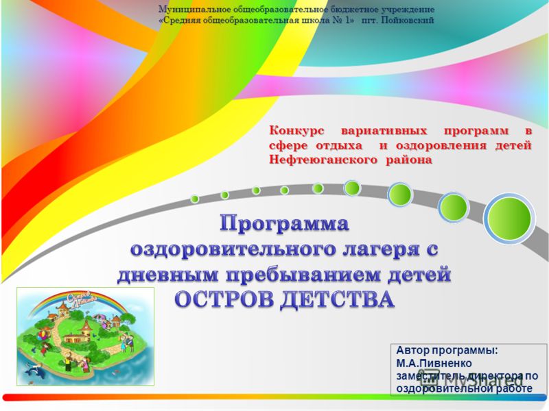 Конкурс вариативных программ Конкурс вариативных программ