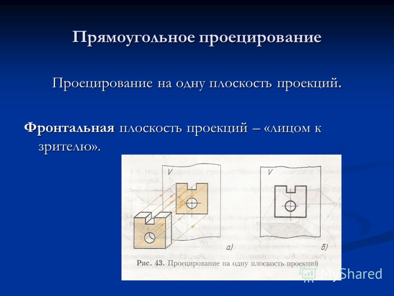 Что называют проецированием приведите примеры Презентация на тему: "Прямоугольное проецирование По учебнику "Черчение" / Ботви