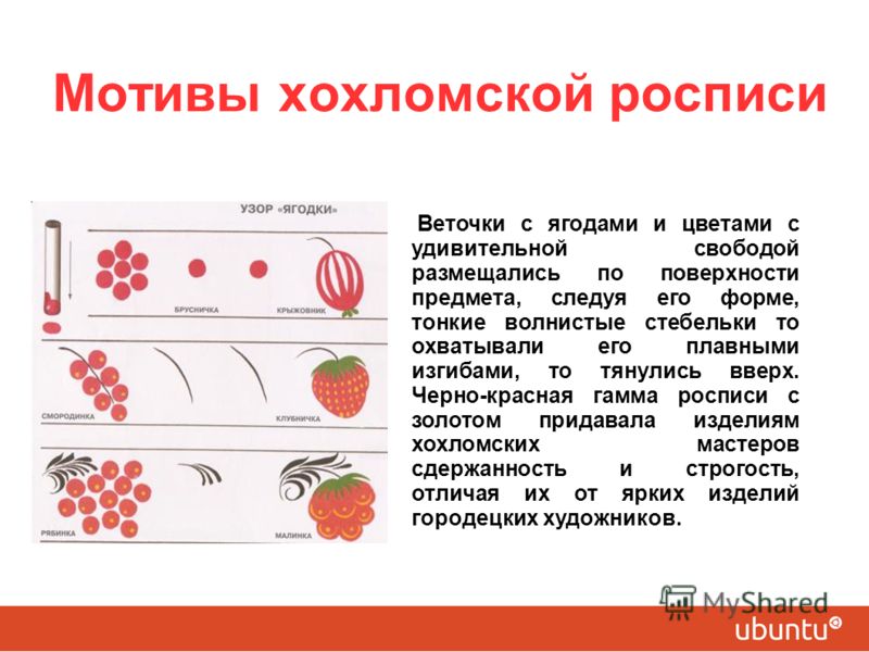 Интересные факты о хохломской росписи Интересные факты о хохломской росписи