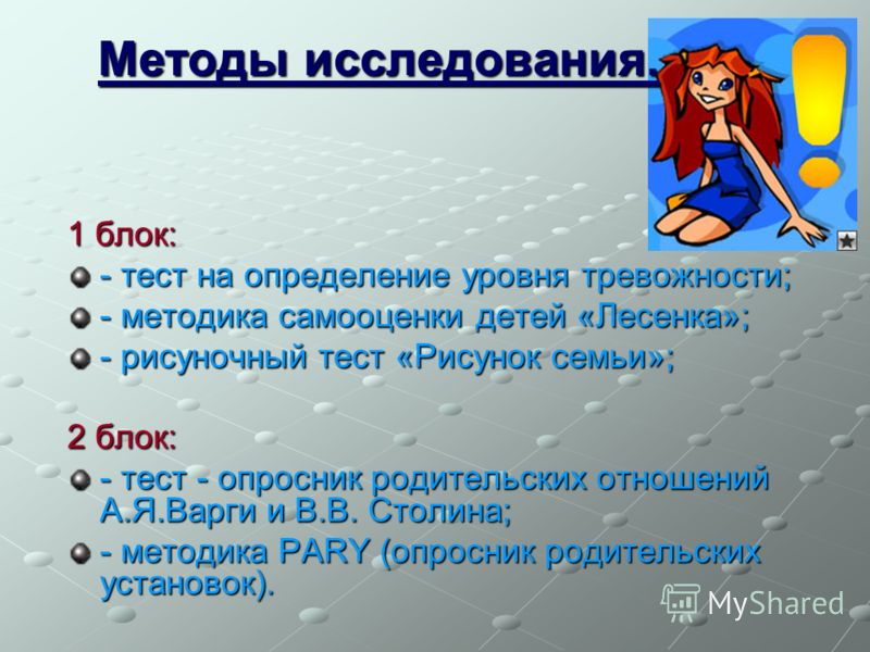 Дипломная работа: Влияние детско-родительских отношений на формирование самооценки ребенка старшего дошкольного возраста