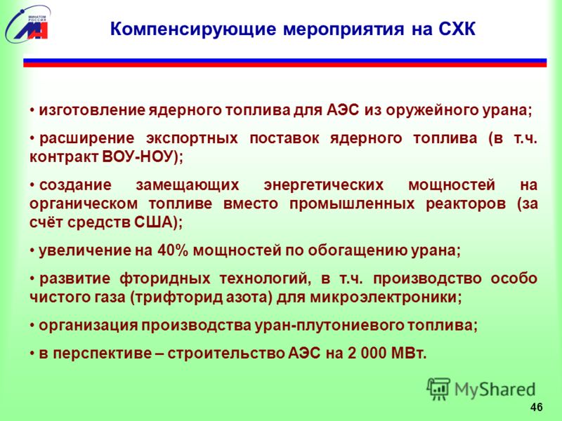 План компенсирующих мероприятий в строительстве